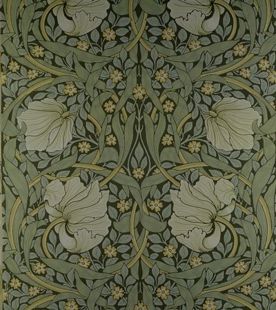 Pimpernel wallpaper design, 1876 by William Morris